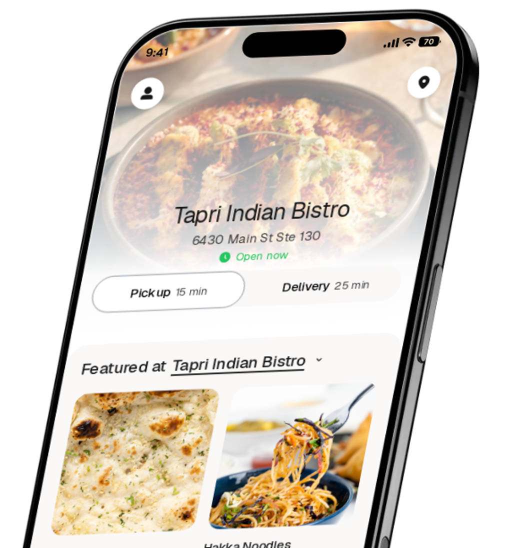 Tapri Indian Bistro app preview