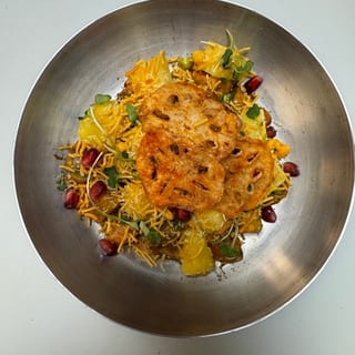 Lotus and Pineapple Chaat