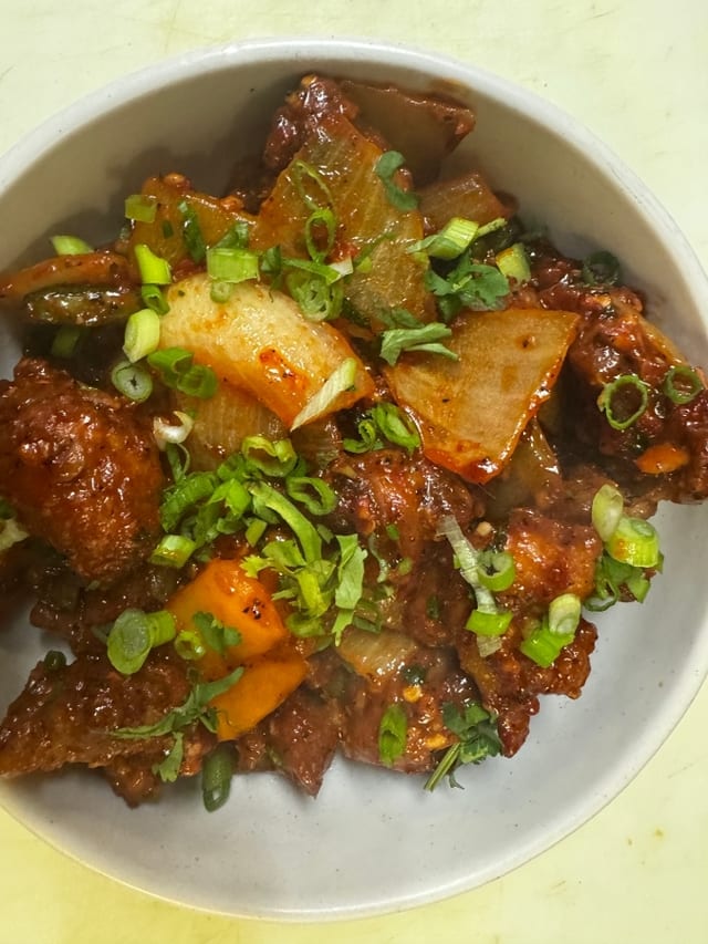 Chilli Chicken.