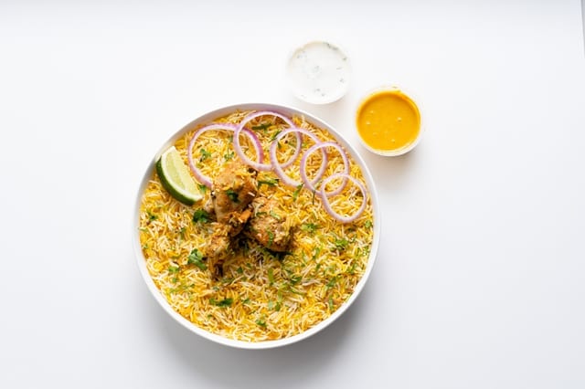Hyderabadi-Dum Biryani.